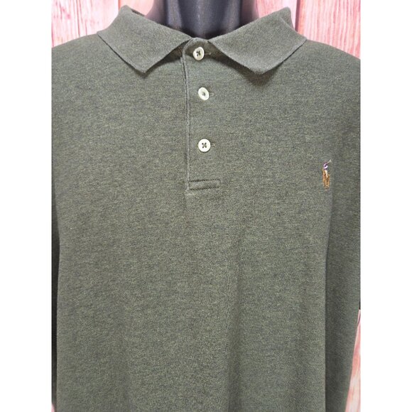 Polo Ralph Lauren Slim Fit Soft Cotton Mens Polo XXL - Picture 3 of 7